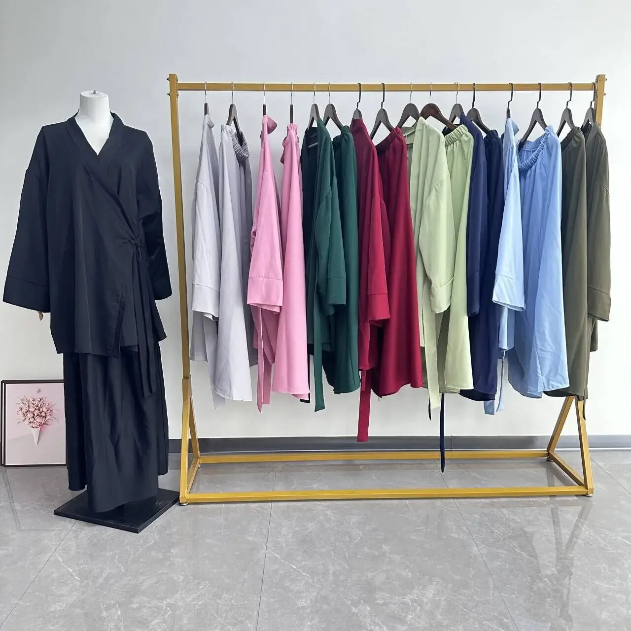 Eid Muslim Suit Modest Two Piece Women Lace Up Top Skirt Outfits Ramadan Morocco Dubai Abayas Ensemble Islam Arab Jalabiya 2025