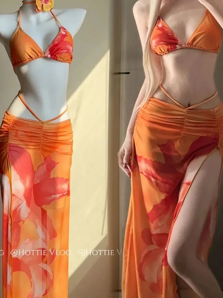Beach Swimsuit 3 Piece Set