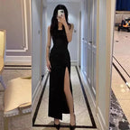 Black Spaghetti Strap Maxi Dress