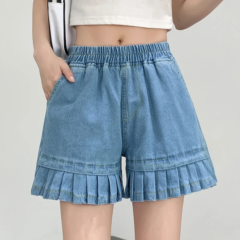 Pleated Shorts