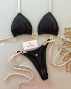Sweetheart Contrast Bikini Set