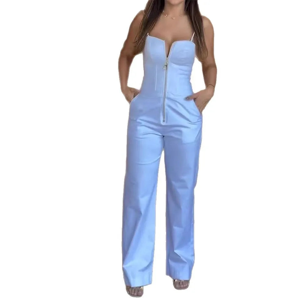 Spaghetti Strap Bodycon Jumpsuit