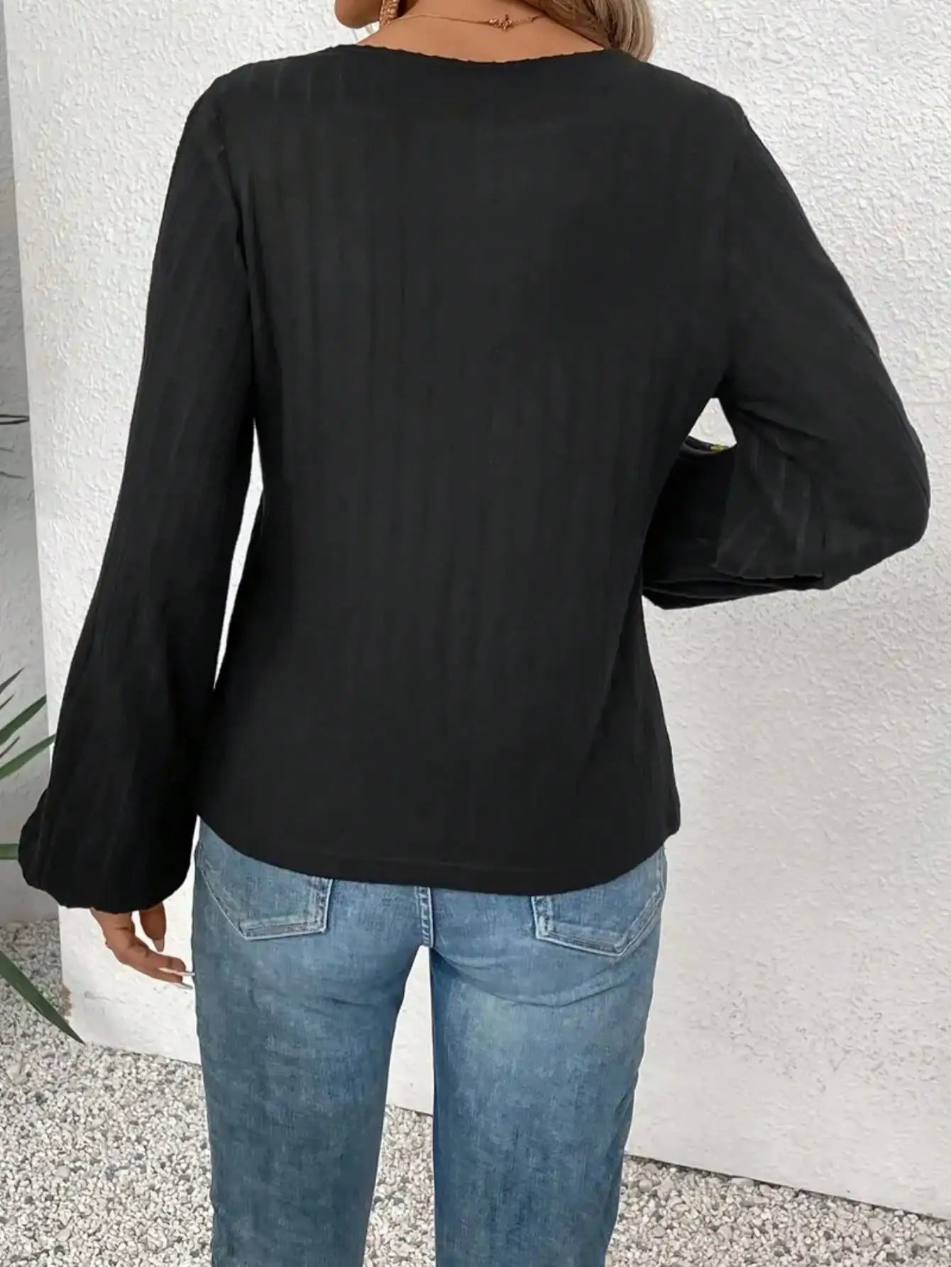 Long Sleeve Breathable Semi-Sheer T-Shirt