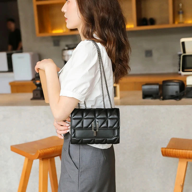 Quilted Chain Crossbody