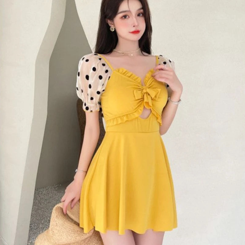 3-Piece Long Sleeve INS Simple One Piece