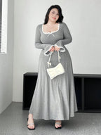 U-Neck Knit Dress