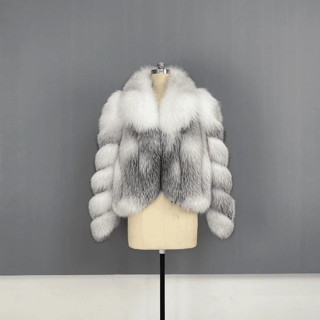 Real Fox Fur Coat