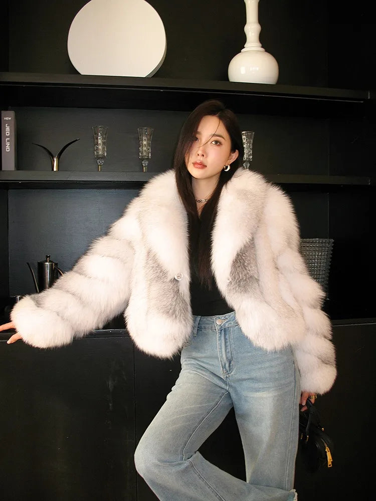 Real Fox Fur Coat