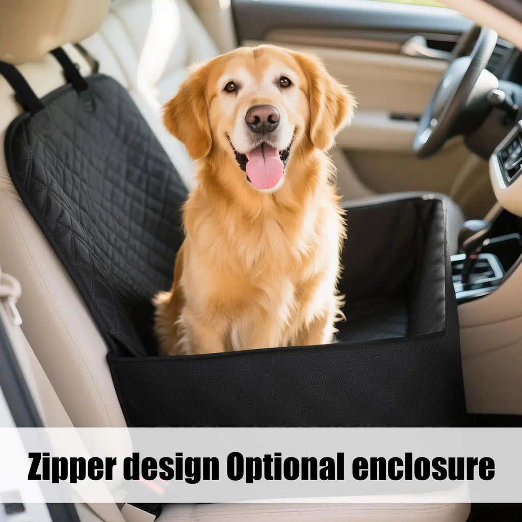 Waterproof Dog Booster Car Seat Large Pet Seat Cover For Cars Easy Clean Booster Cushion Carrier Cover For Bed Suv Truck