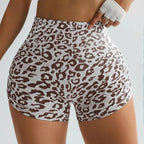 Leopard Yoga Shorts