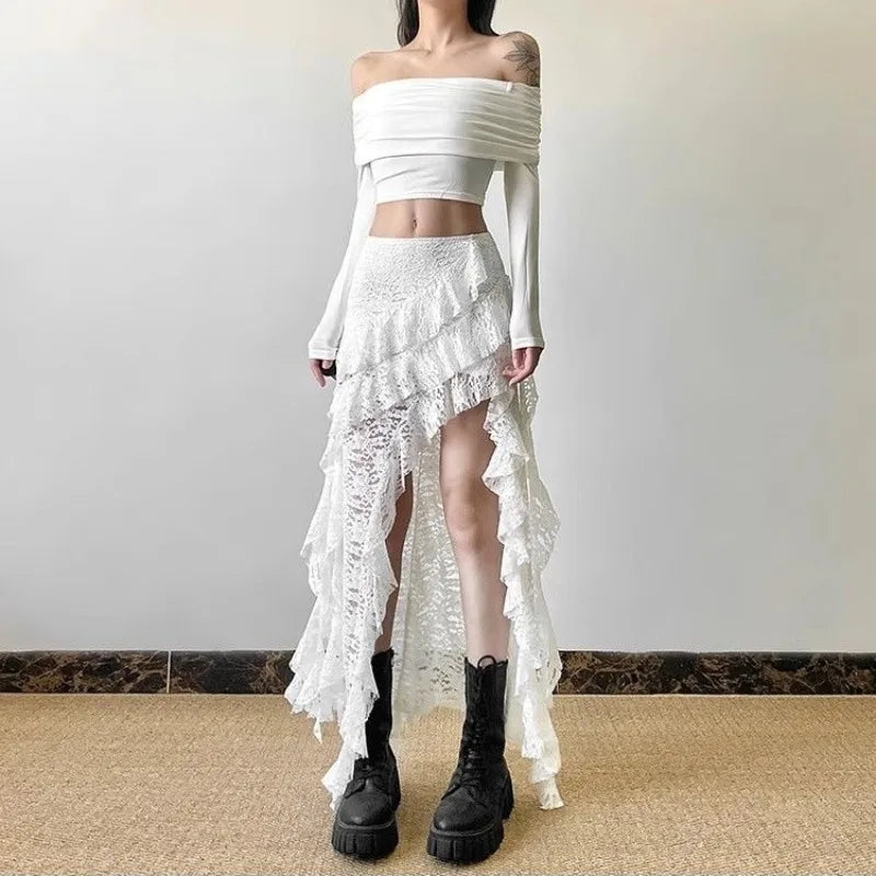 Lace Maxi Skirt