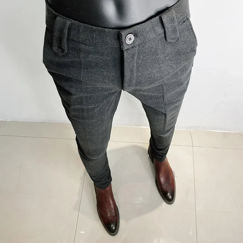 Slim Fit Corduroy Trousers