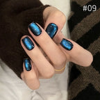 12ml 1-21pcs Brown Gold Cat Eye Gel Nail Polish