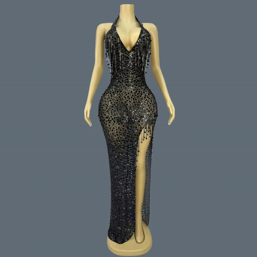 Mesh Evening Dress