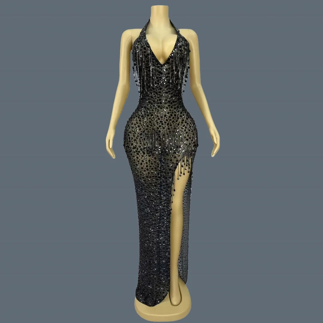 Mesh Evening Dress