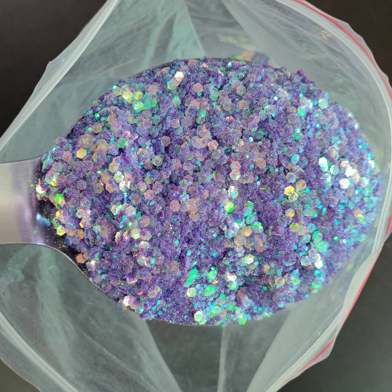 1KG Wholesale Mixed Size Holographic Nails Sequins Manicure Glitter Flakes Paillettes Nail Art Decorations Body/Face Glitter