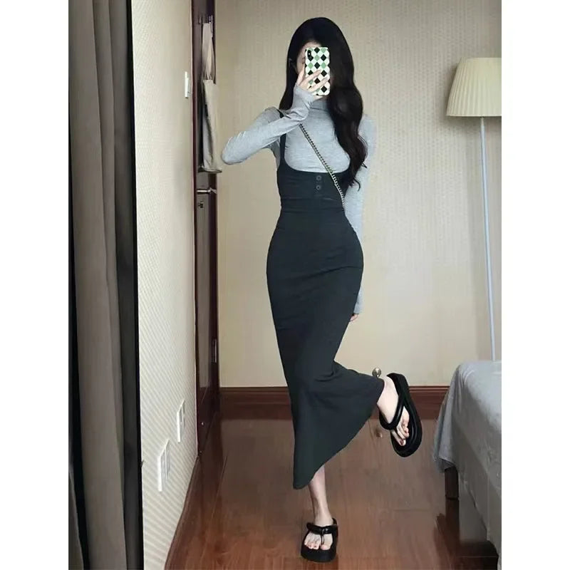 High-waisted Slimming Fish Tail Skirt Set