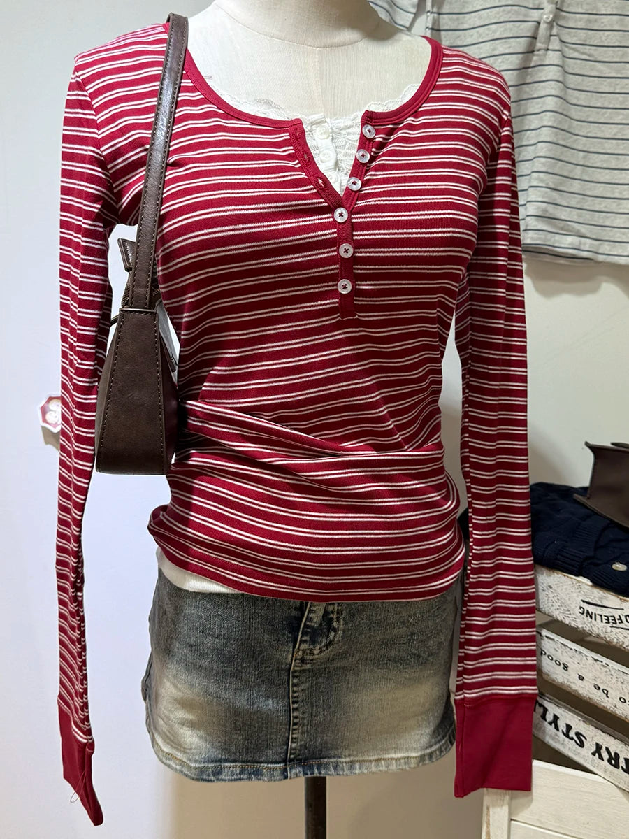 Striped Long Sleeve Tee