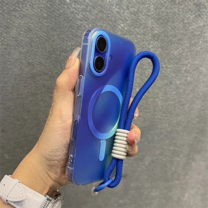 Ink Clashing Colours Chameleon for Magsafe Lanyard Case