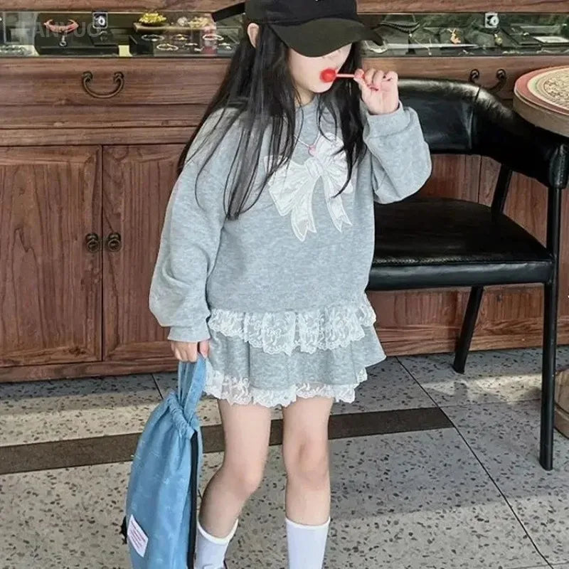 Sweatshirt Skirt 2-Piece Set
