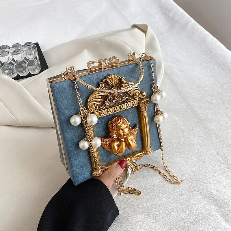 Angel Flower Chain Handbag