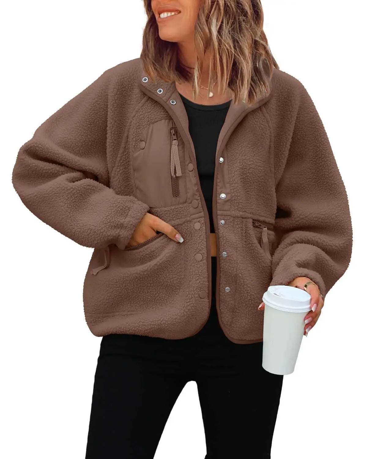 Fleece Loose Jacket
