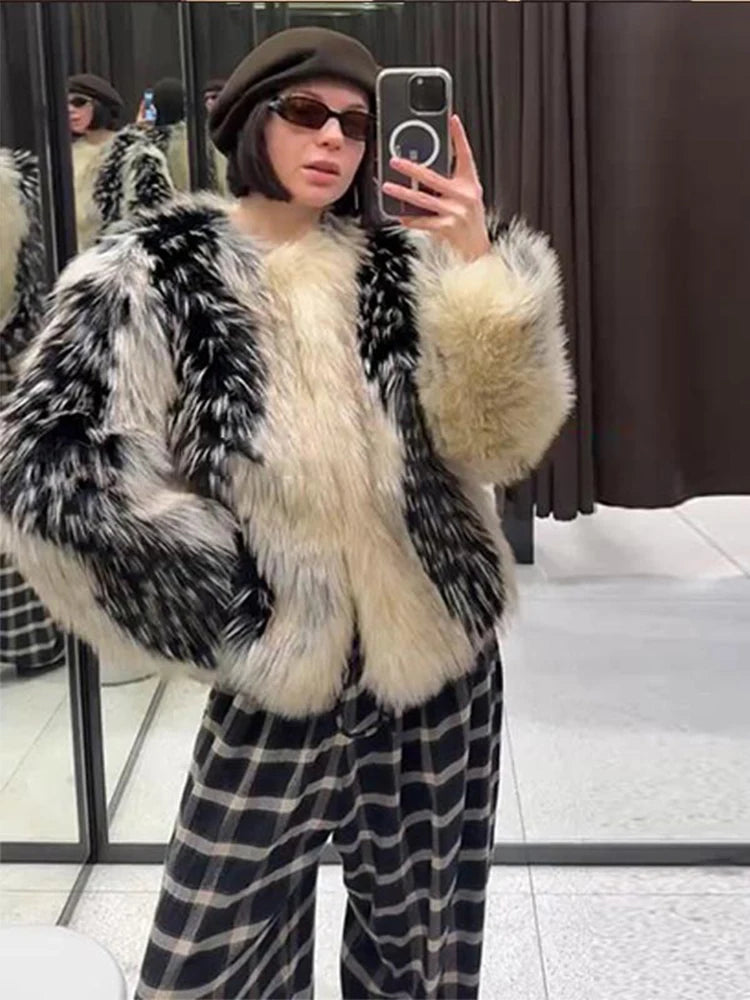 Faux Fur Short Coat