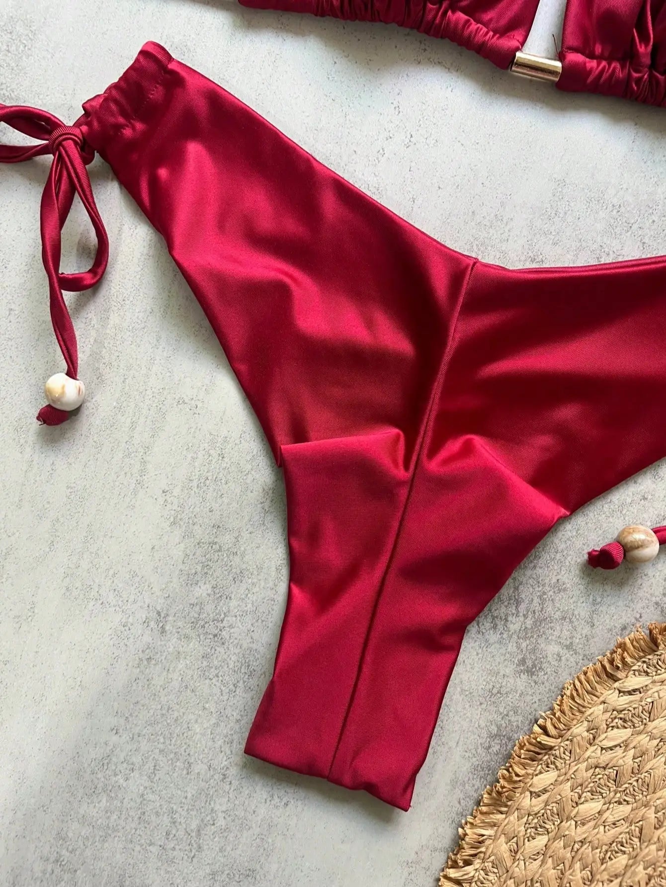 RUOTONGSEPT Folds Bikini