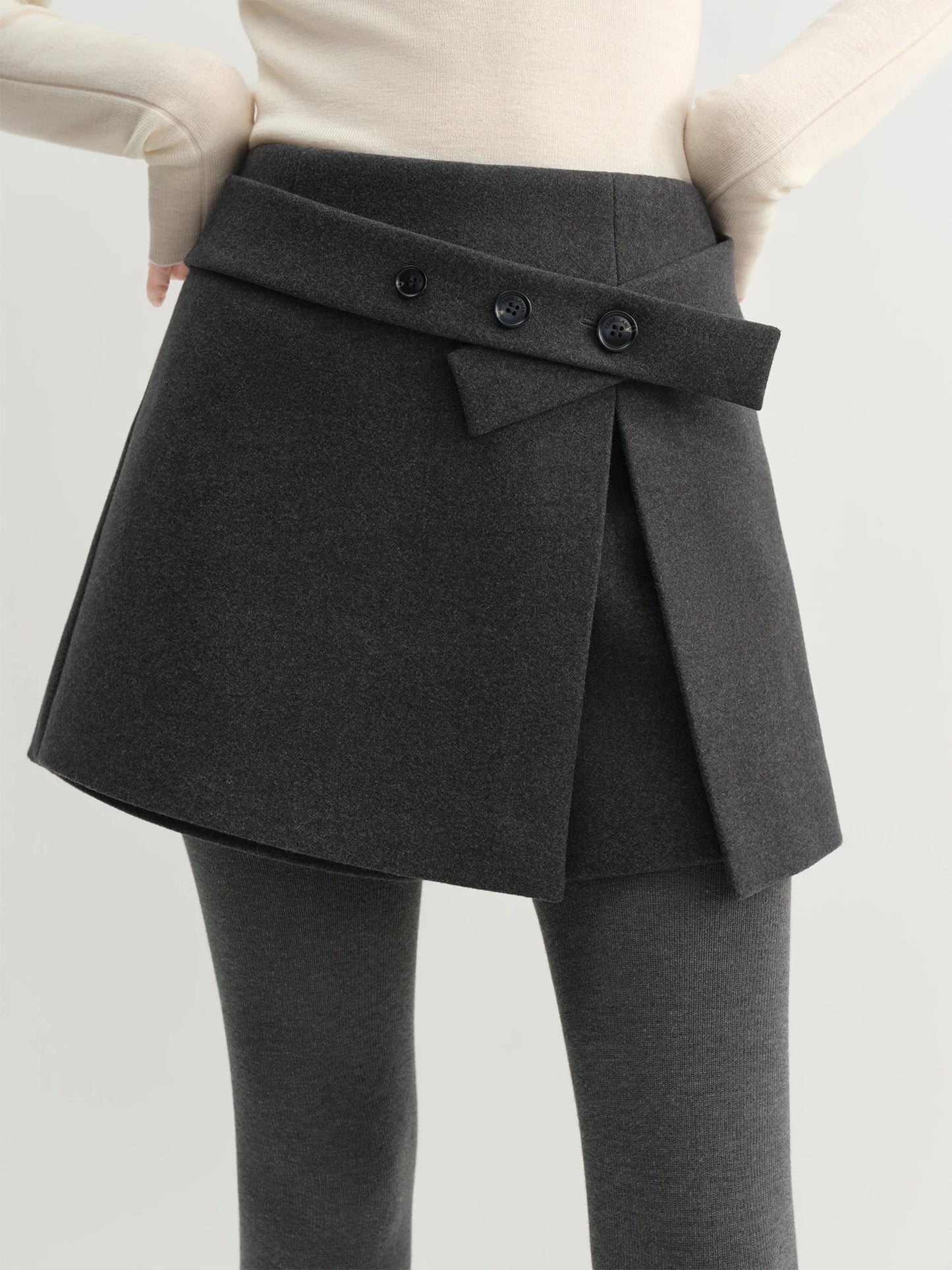 FSLE Asymmetrical Design A-Line Skirt