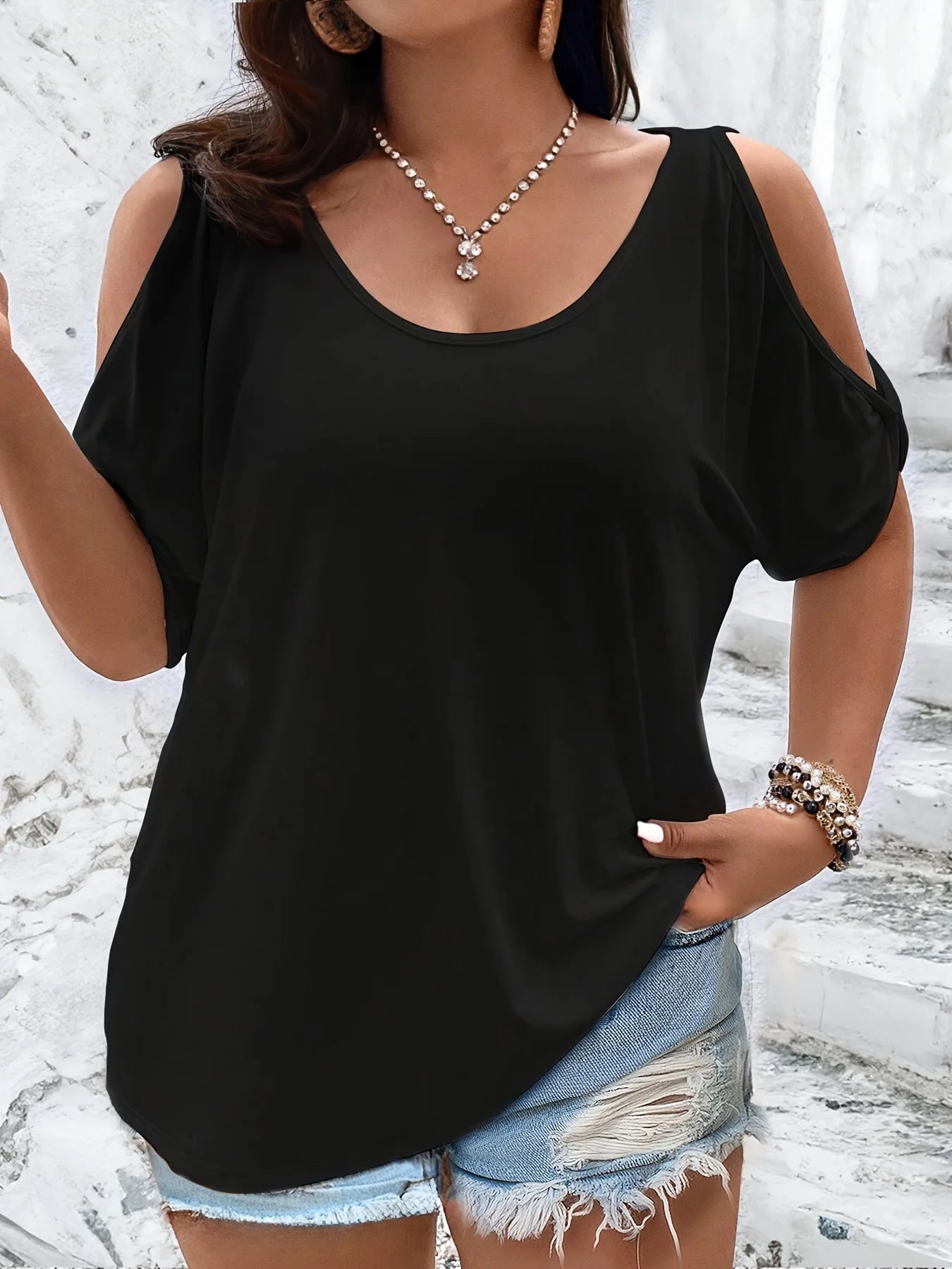Cold Shoulder T-Shirt