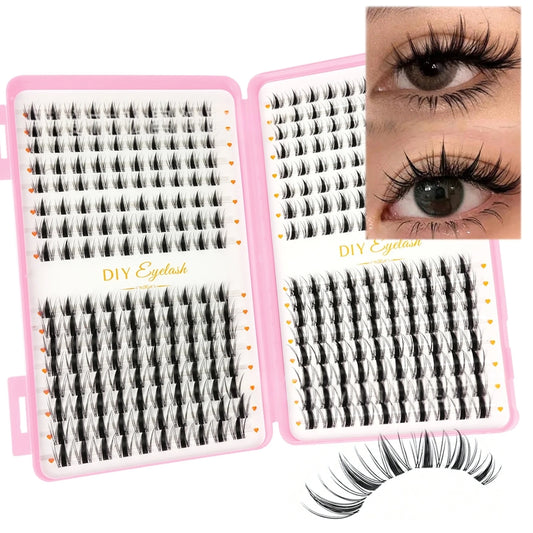 32 Rows Cartoon Eyelashes, Includes Various Styles Such As Cartoon, Anime Natural Style Eyelashes, Fairy Style , Suitable For Be
