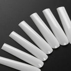 3XL Tapered Square Clear Full Cover Nail Tip 120PC Press On Nails False Artificial Tip  XXXL Extra Long Square Straight Nail Tip
