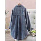 Loose Long Sleeve Casual Denim Shirt