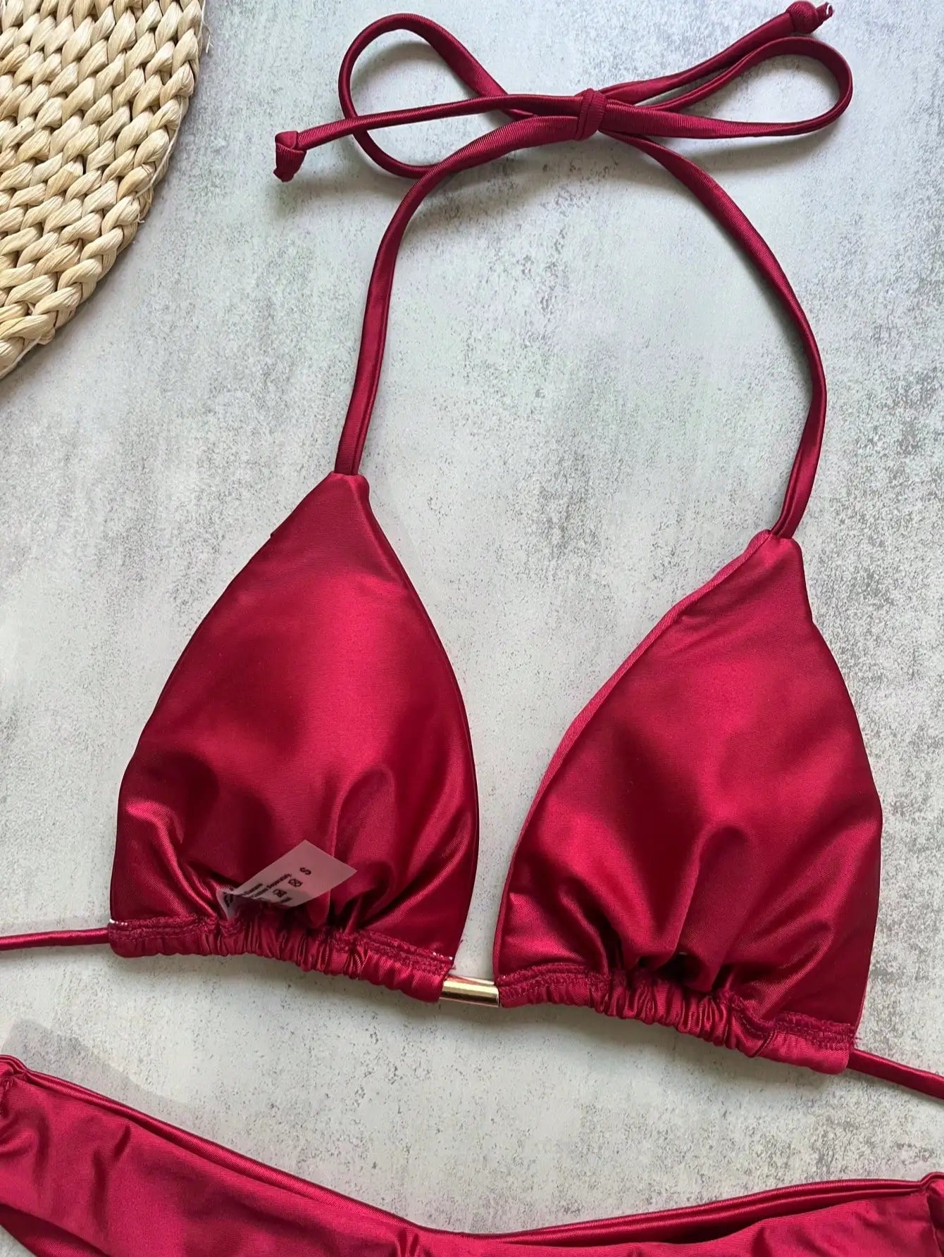 RUOTONGSEPT Folds Bikini