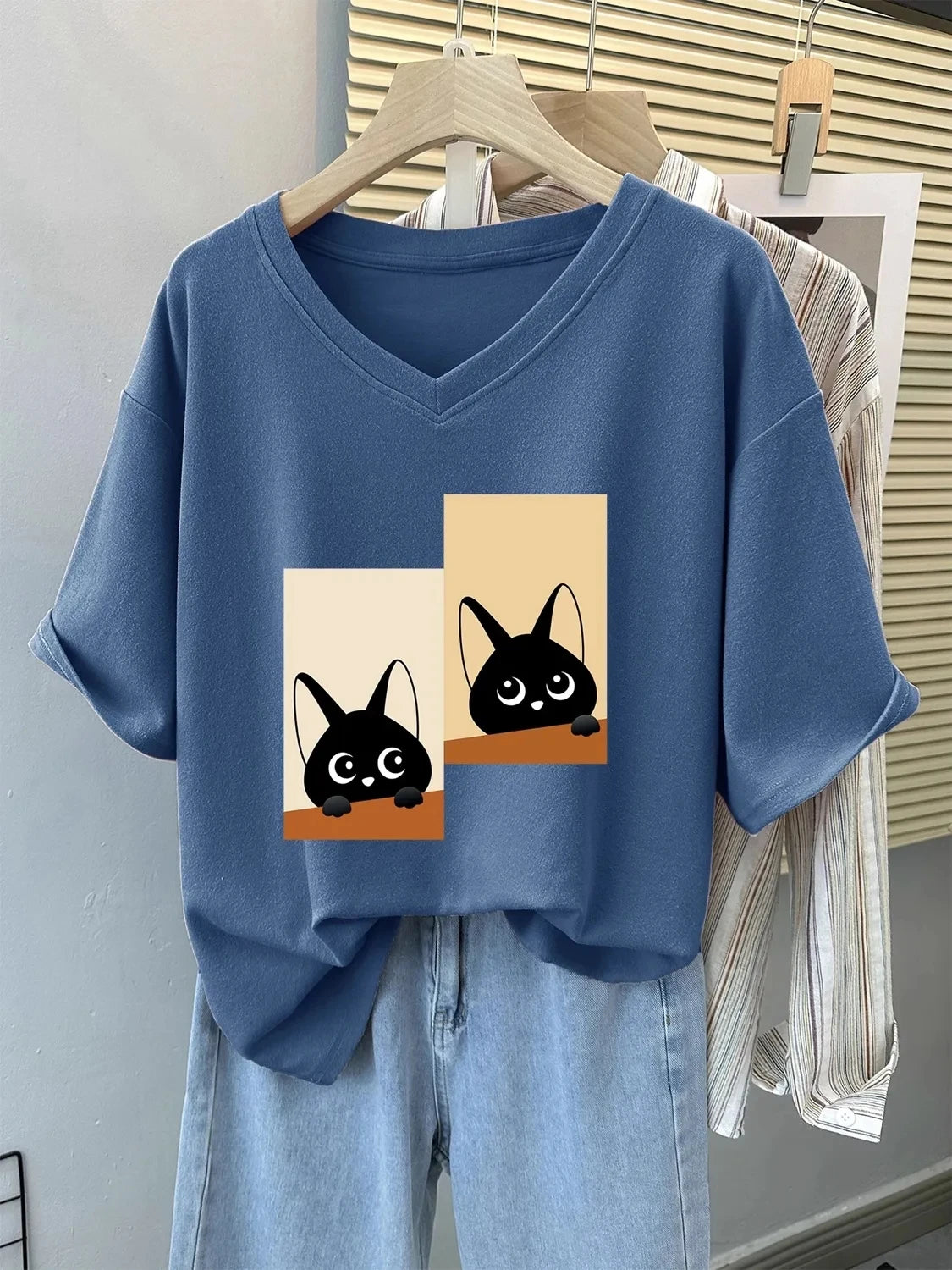 Cat Print Tee
