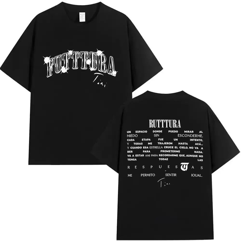 Hip Pop Tees Singer TINI STOESSEL Futtura Tour New Album Graphic T-shirts Fashion Harajuku Short Sleeve Cotton Casual Streetwear