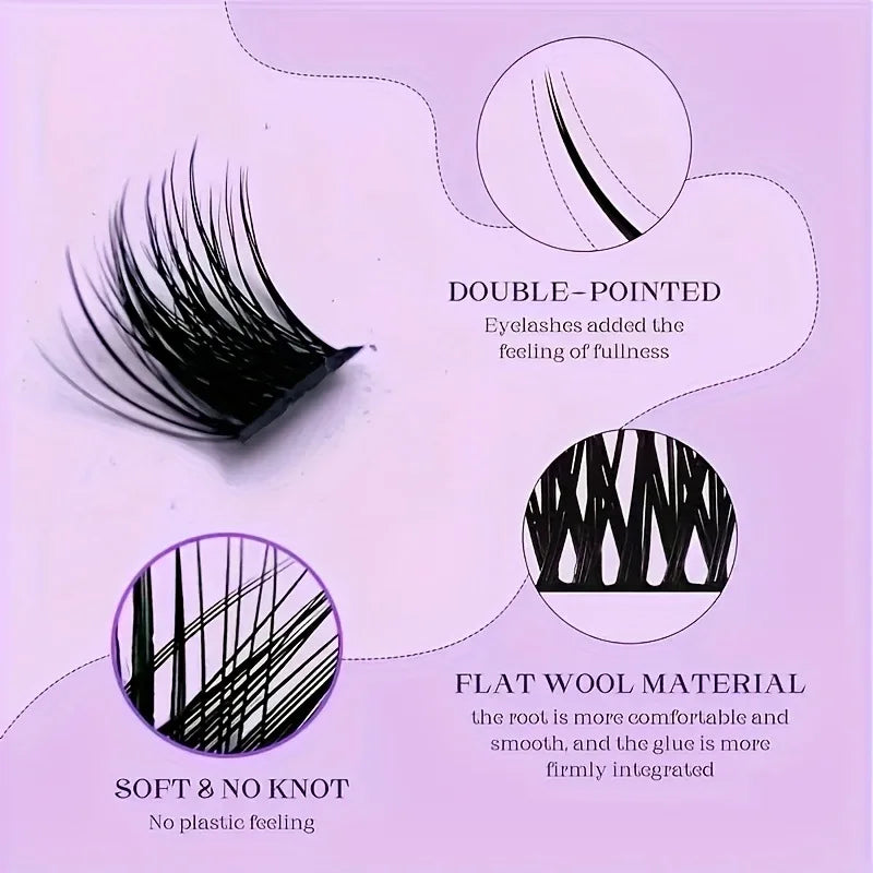 MIAOJIE DIY Clusters Eyelashes