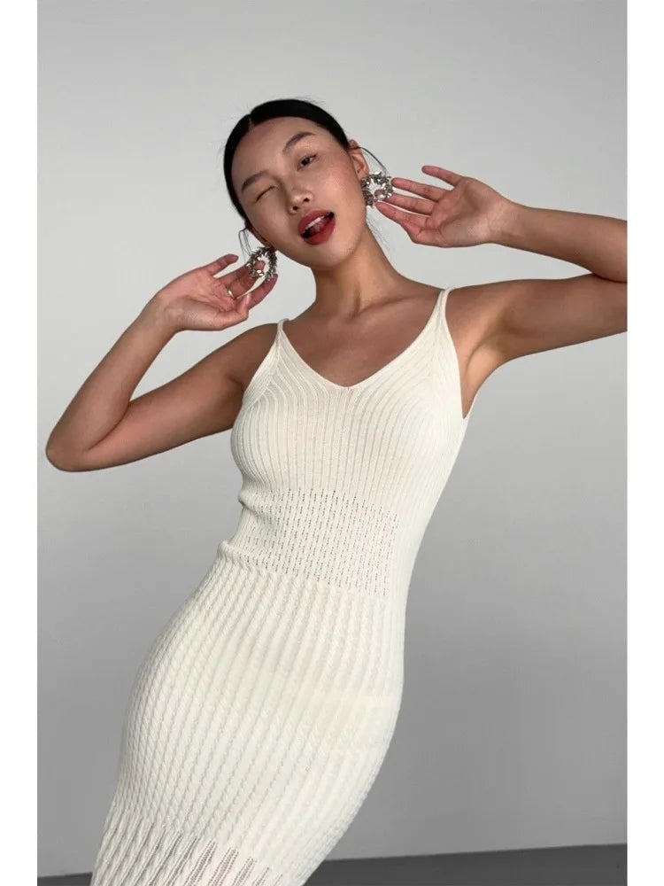 Knitted Long Skirt