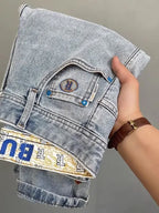 Embroidered Slim Fit Jeans