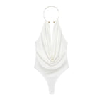 Sculpted Neckline Bodysuit