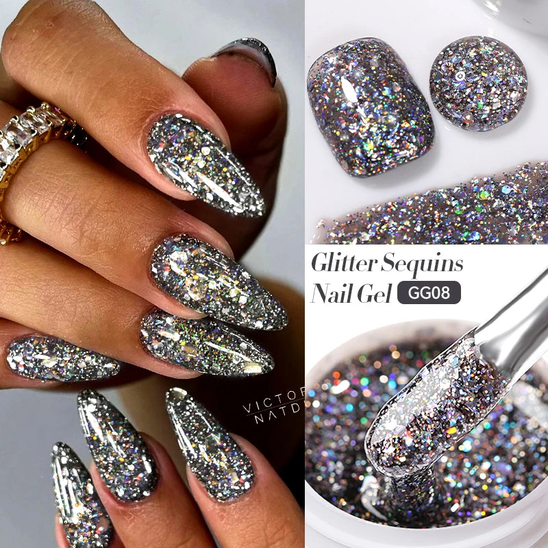 LILYCUTE 8ml Pink Dried Flower Gel Nail Polish Natural Flower Fairy Nail Art Gel Soak Off UV LED Painting Varnish For Nails DIY