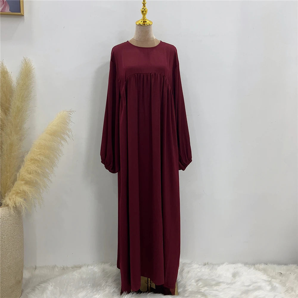 Kaftan Women Abayas Muslim Modest Prayer Loose Long Maxi Dress Turkey Khimar Eid Dubai Islamic Robe Arab Ramadan Jalabiya Caftan