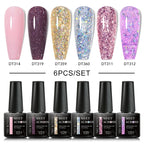 6Pcs Gel Nail Polish Set