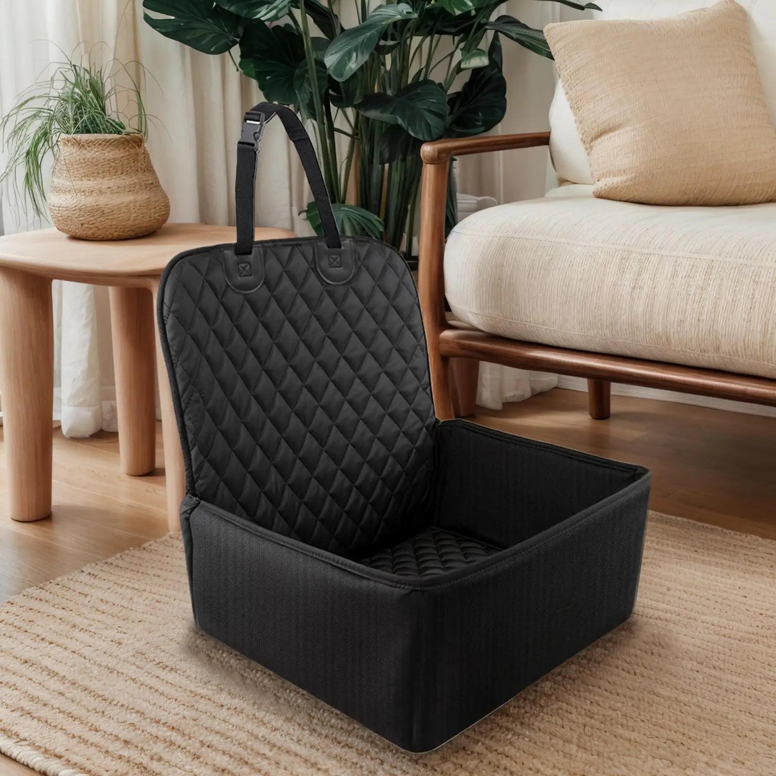 Waterproof Dog Booster Car Seat Large Pet Seat Cover For Cars Easy Clean Booster Cushion Carrier Cover For Bed Suv Truck