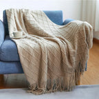 Knitted Throw Blanket