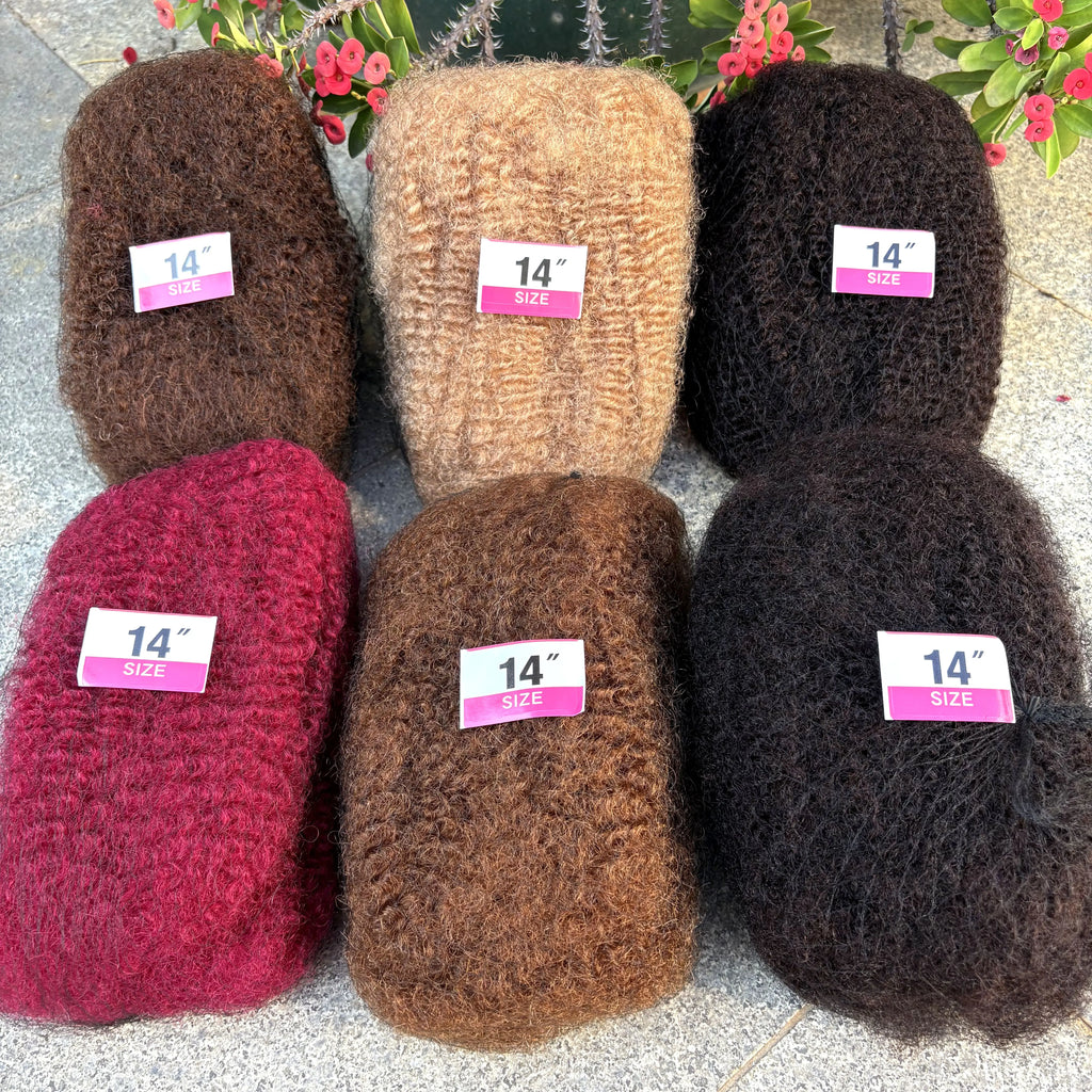 30g/Pack 10-18In 4C Afro Kinky Human Hair