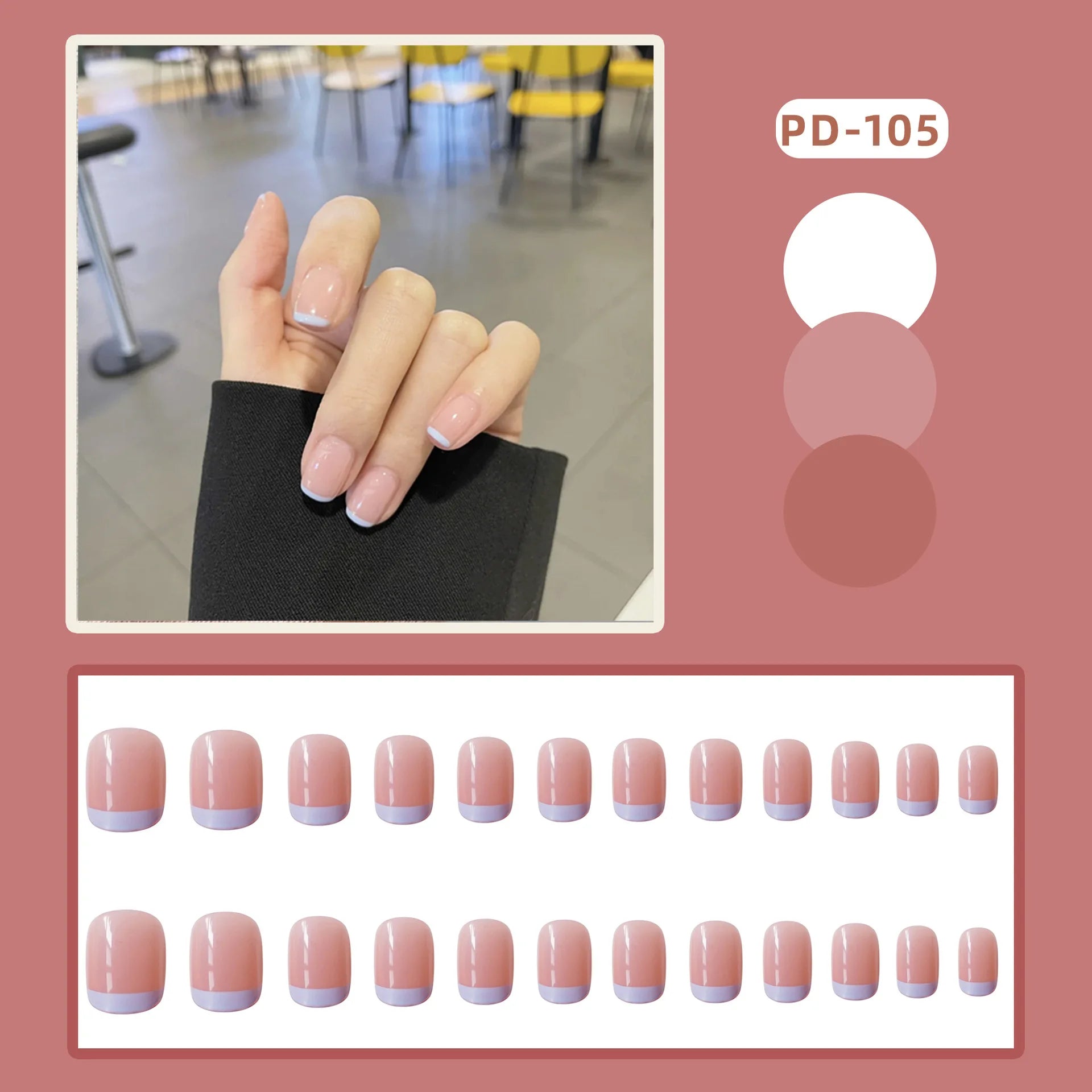 24pcs Fake Nails