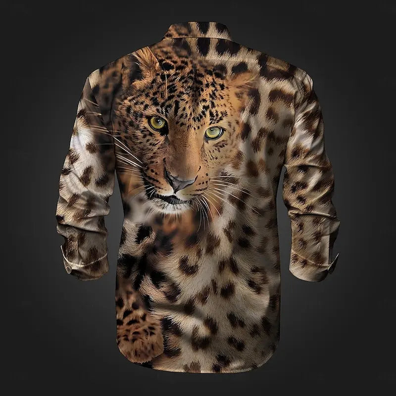 Leopard Button Down Shirt