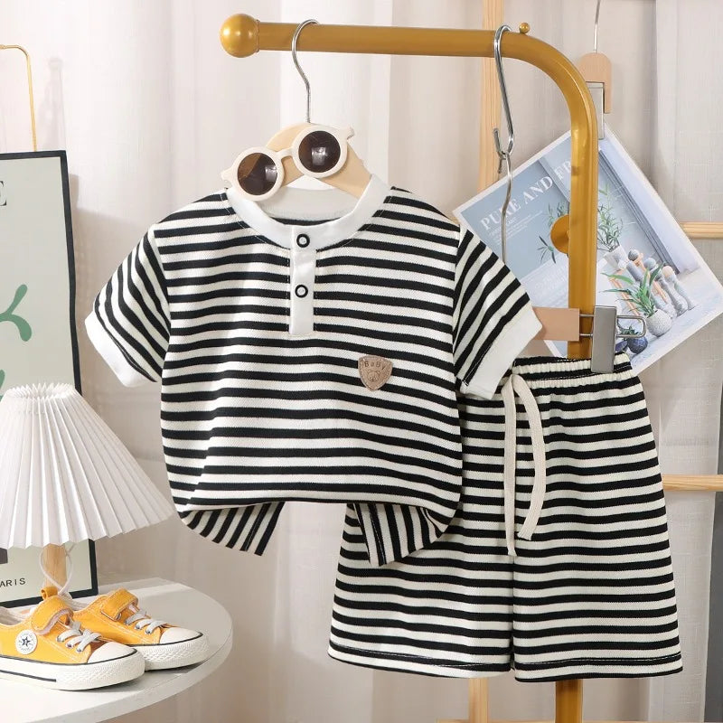 Sleeveless Tee And Shorts Set