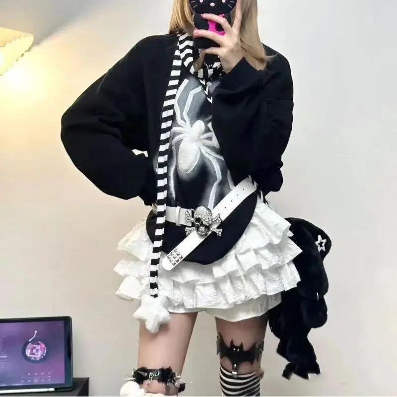 Tiered Ruffle Mini Skirt